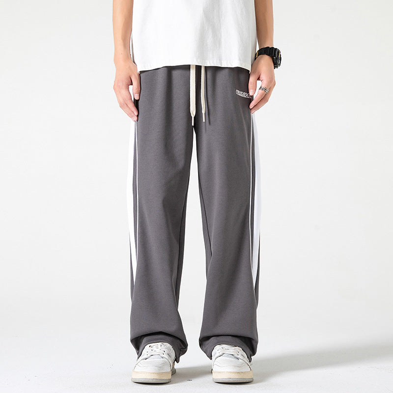 Herren Sportliche Freizeithose mit Kontraststreifen Aliams