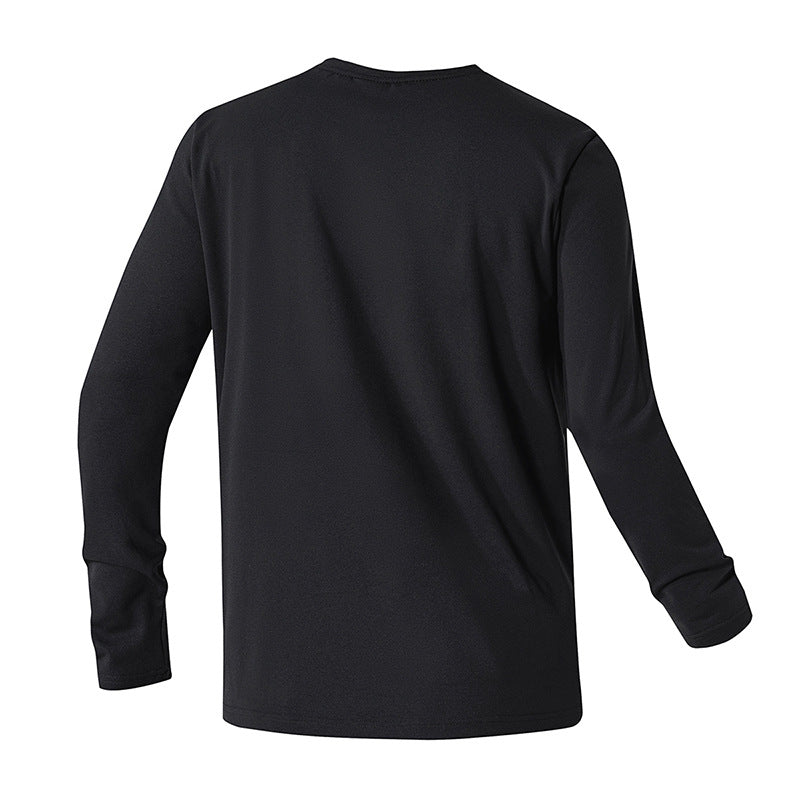 Herren Atmungsaktives Funktionsshirt mit Reißverschlusstasche Aliams