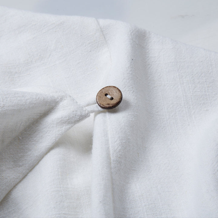 Herren Überwurfjacke mit asymmetrischem Schnitt und dekorativen Details Aliams