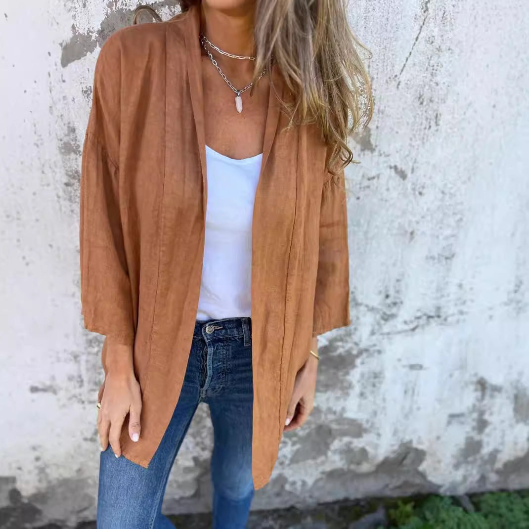 Damen Lässige Sommerjacke Aliams