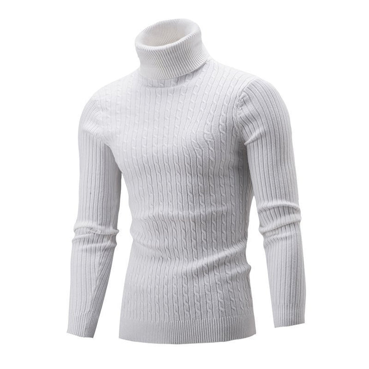 Herren Hochwertiger Strickrollkragenpullover Aliams