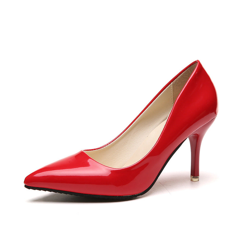 Damen Elegante Hochglanz-Pumps mit Schmaler Silhouette und Komfortablem Innenfutter Aliams