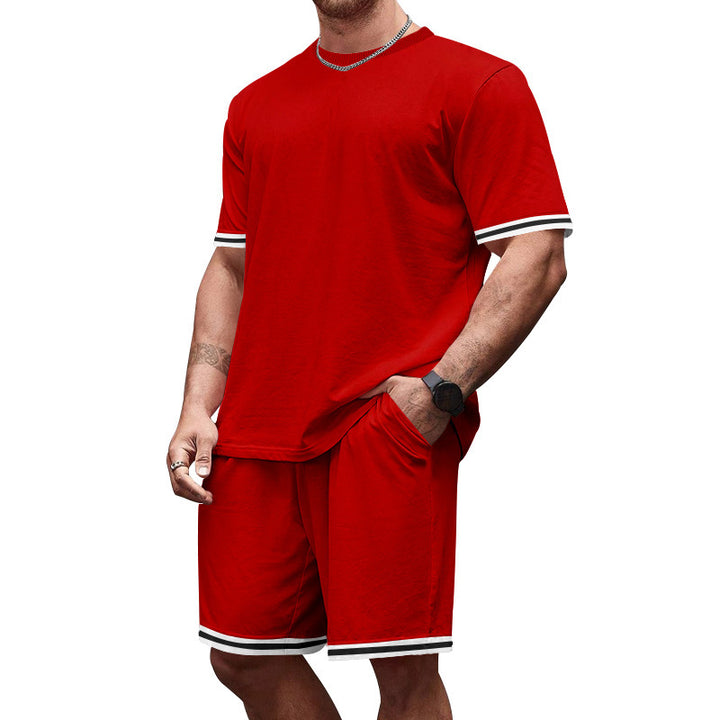 Herren Sportliches Freizeit-Set mit kontrastierenden Details Aliams