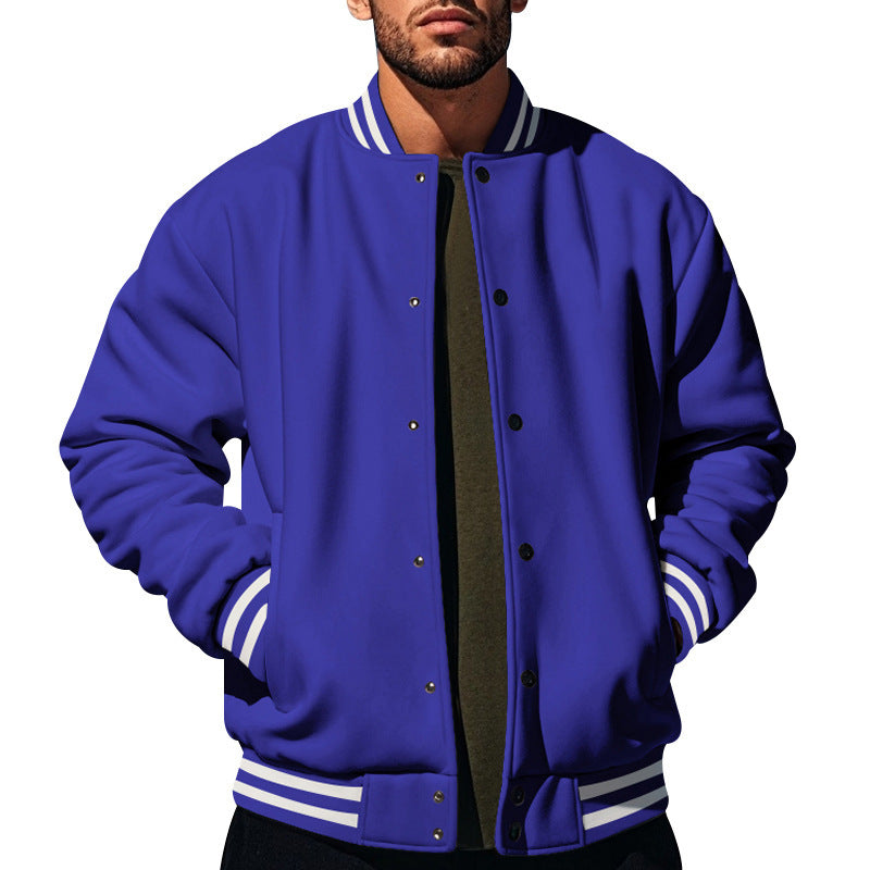 Herren Collegejacke mit elastischen Bündchen und hochwertiger Verarbeitung Aliams