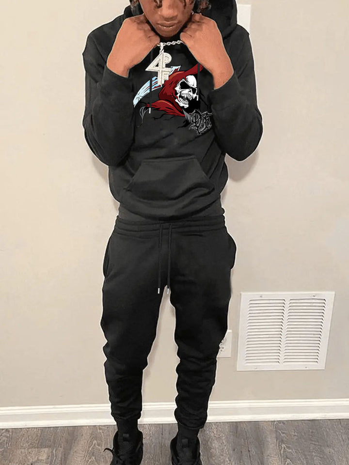 Herren Sportliches Hoodie- und Jogginghose-Set Aliams