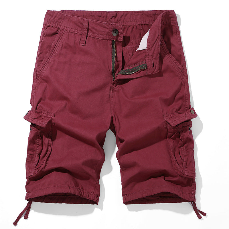 Herren Cargo-Shorts mit praktischen Taschen und verstellbarem Kordelzug Aliams