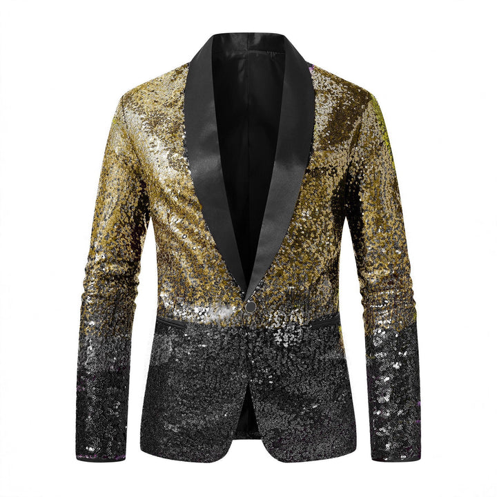 Herren glitzernder Paillettenblazer Aliams
