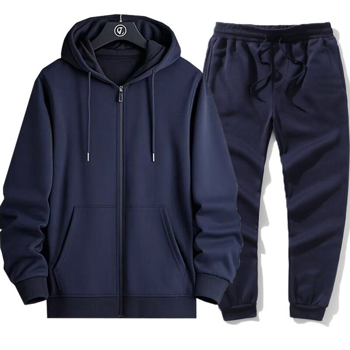 Herren sportliches Hoodie- und Jogginganzug-Set Aliams