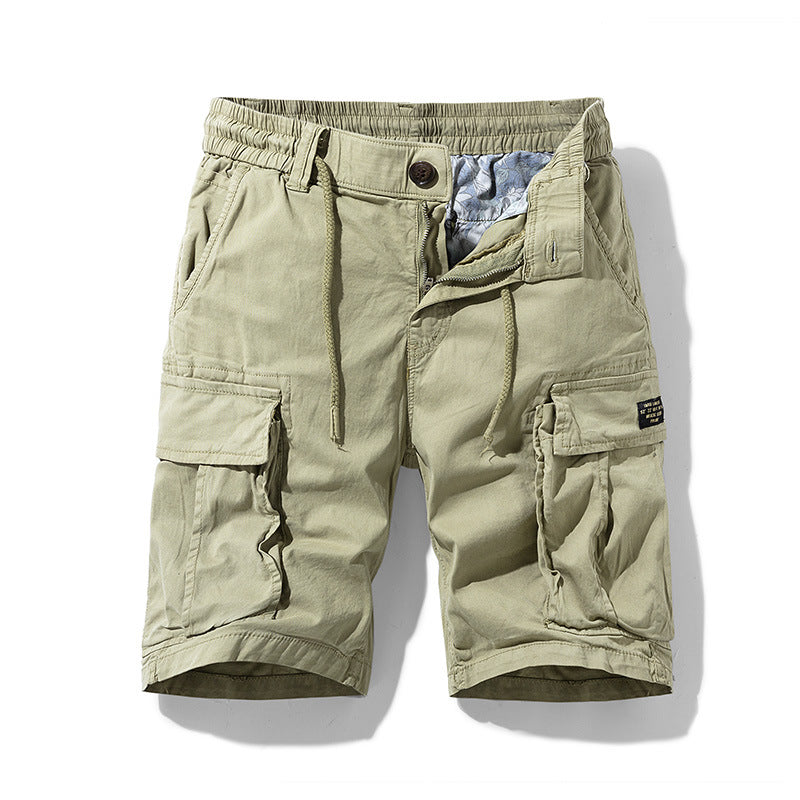 Herren Cargoshorts im urbanen Design mit multifunktionalen Taschen und verstellbarem Bund Aliams