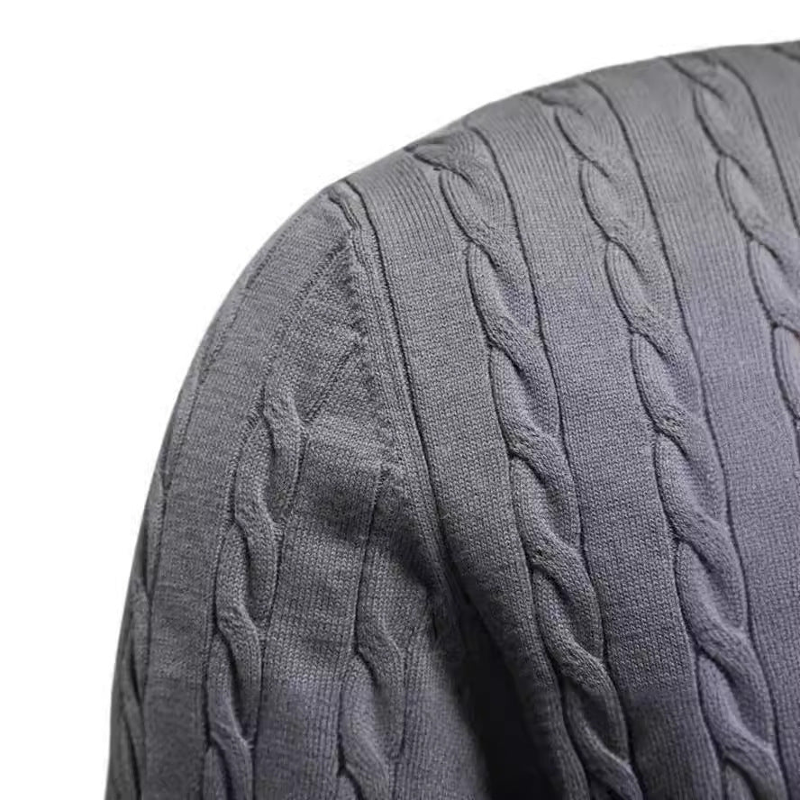 Herren Gemusterter Strickpullover Aliams