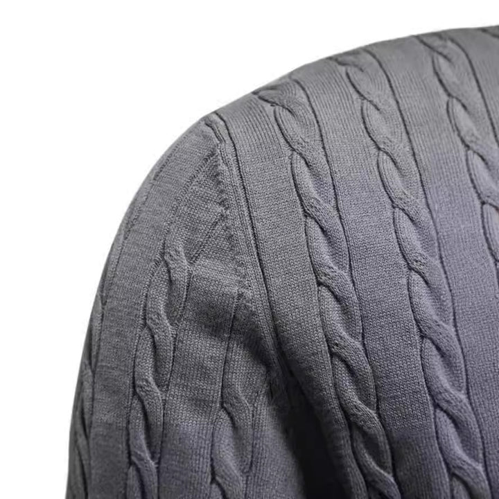 Herren Gemusterter Strickpullover Aliams