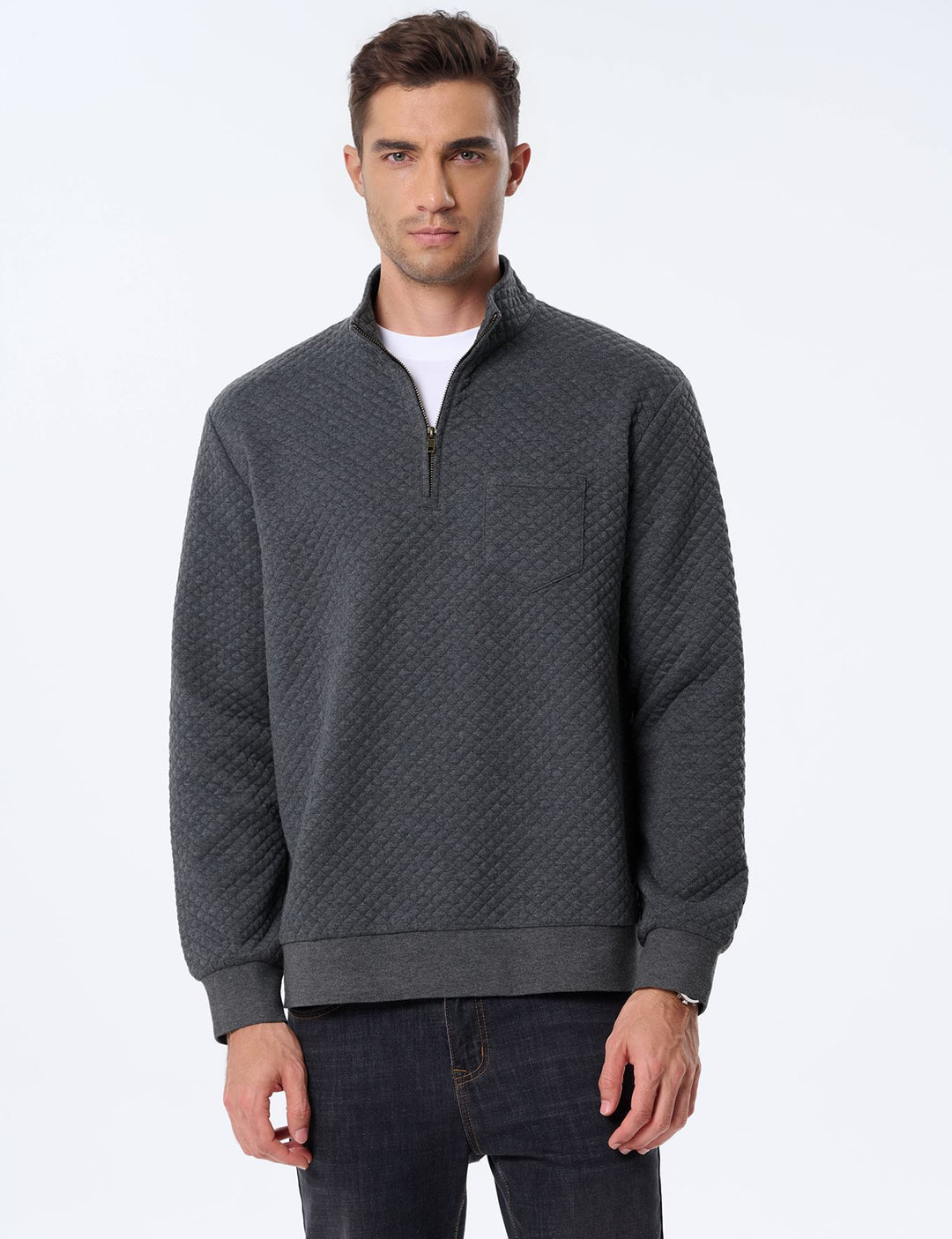 Herren Stepppullover Aliams