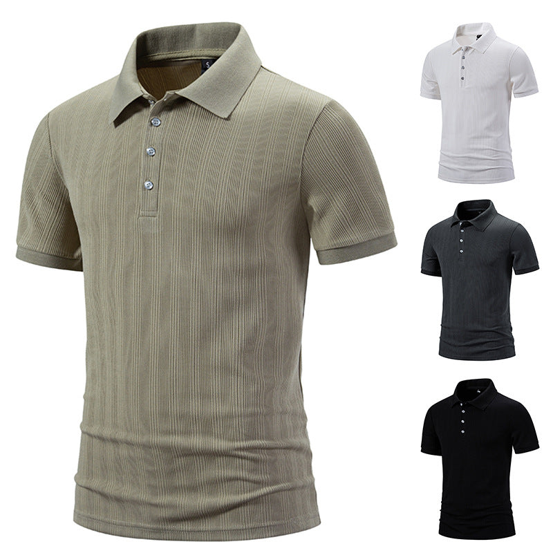 Herren Polohemd mit strukturiertem Design Aliams