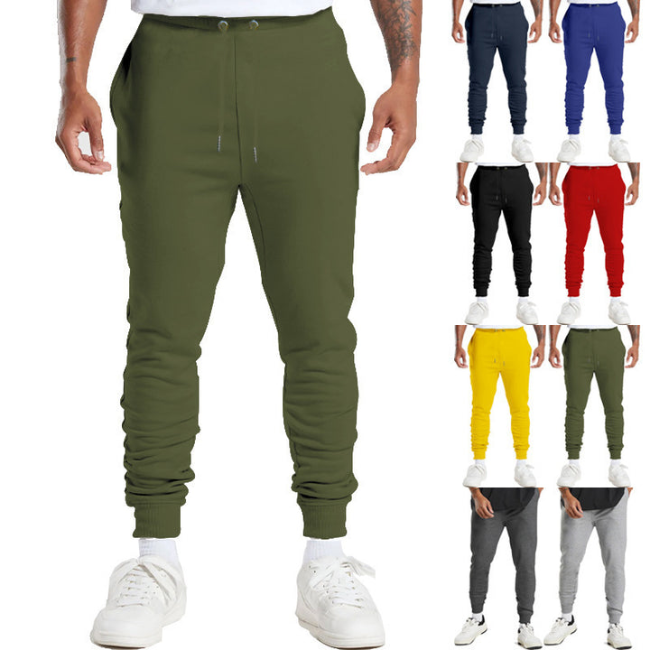 Herren Bequeme Jogginghose mit elastischem Bund und seitlichen Taschen Aliams