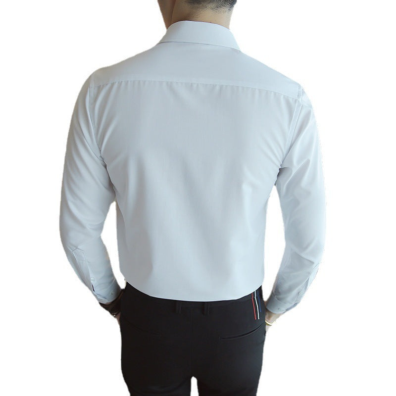 Herren elegantes Longsleeve-Hemd mit modernen Details und komfortablem Schnitt Aliams