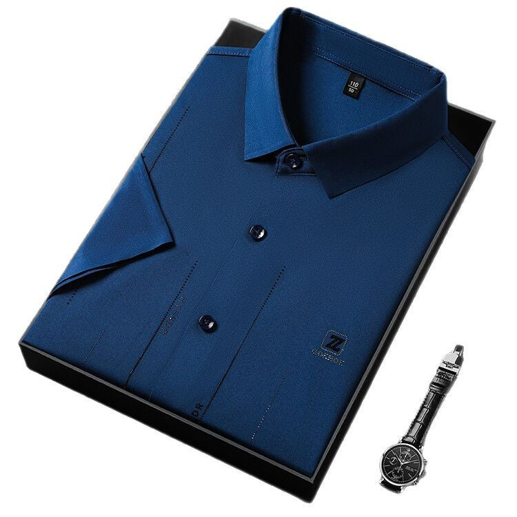 Herren sportliches Kurzarmhemd mit innovativer Feuchtigkeitsregulierung Aliams