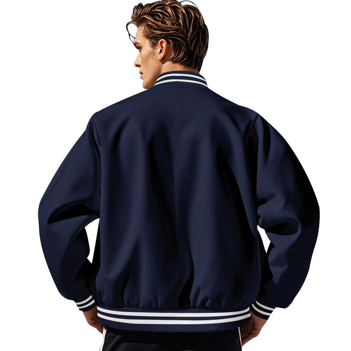Herren Collegejacke mit elastischen Bündchen und hochwertiger Verarbeitung Aliams