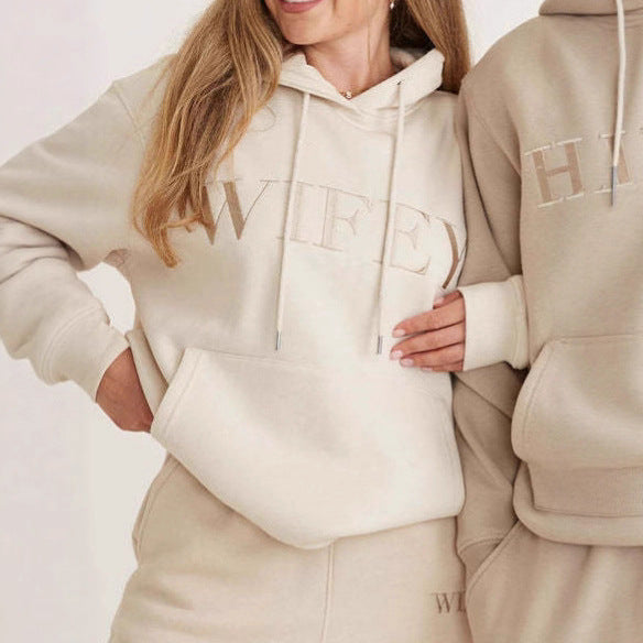 Herren Kapuzenpullover mit stilvollem Schriftzug Aliams