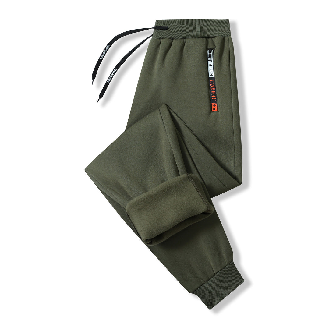 Herren Sportliche Jogginghose mit praktischen Reißverschlusstaschen Aliams