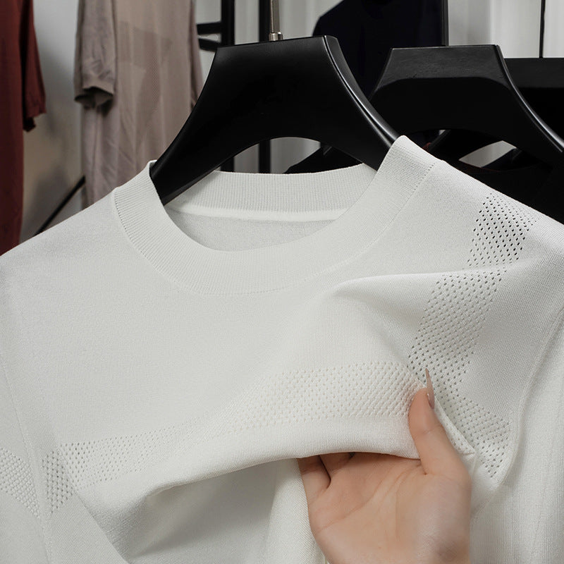 Herren sportliches T-Shirt mit atmungsaktiven Netzpaneelen Aliams