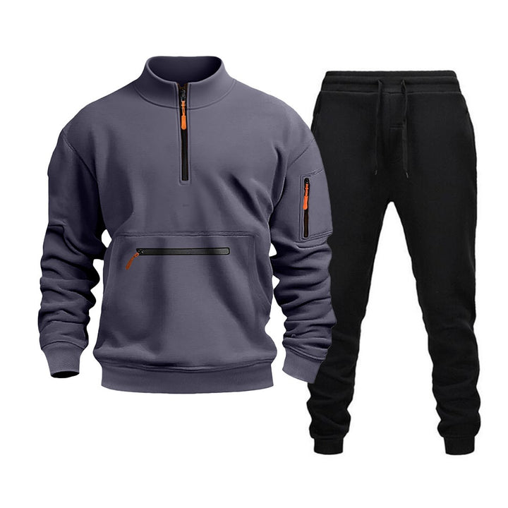 Herren Funktionsjacke und Jogginghose Set Aliams