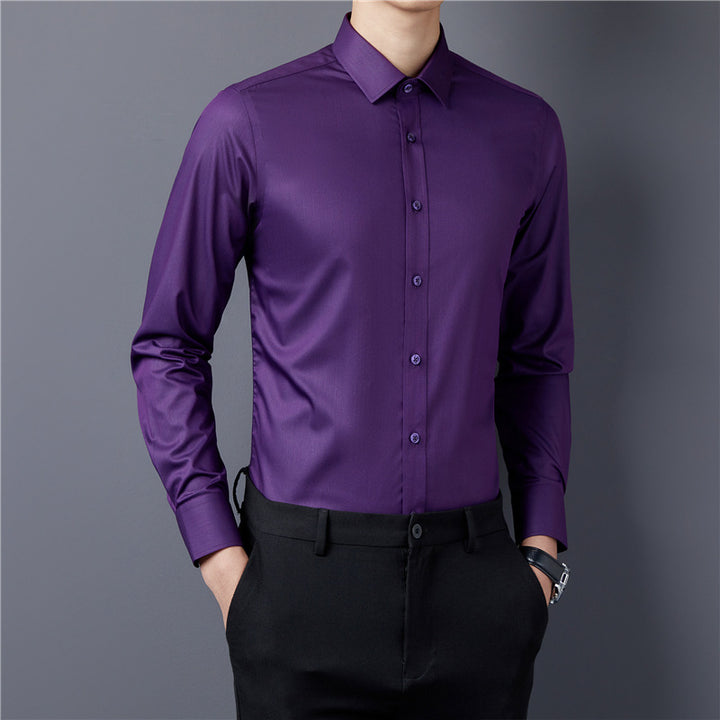 Herren Elegantes Langarmhemd Aliams