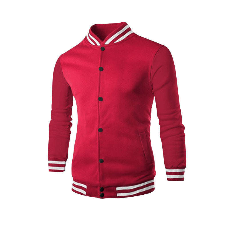 Herren Collegejacke mit elastischen Bündchen und hochwertiger Verarbeitung Aliams