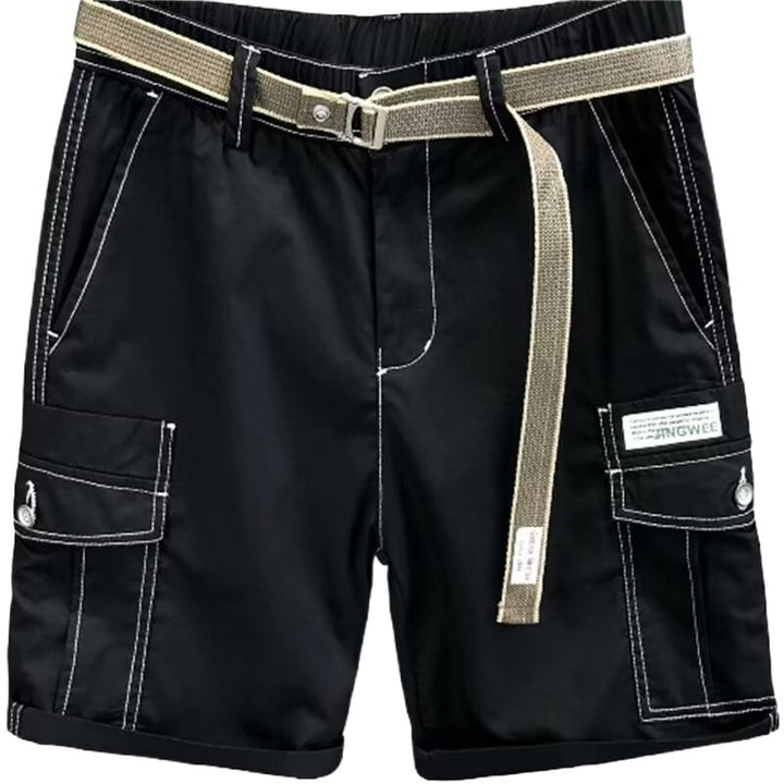 Herren Cargo-Shorts mit praktischen Seitentaschen und verstellbarem Bund Aliams