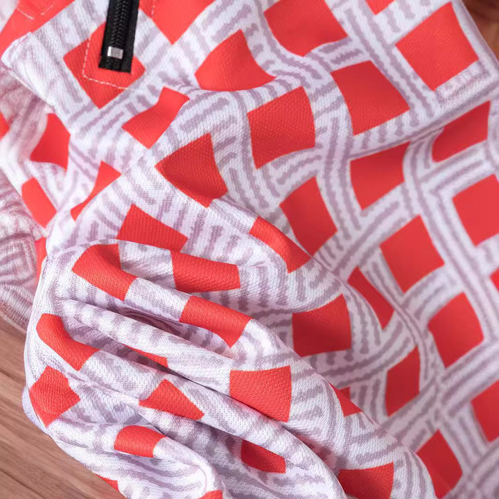 Herren Kurzarm Polo-Shirt und Shorts Set mit modernem Karomuster Aliams