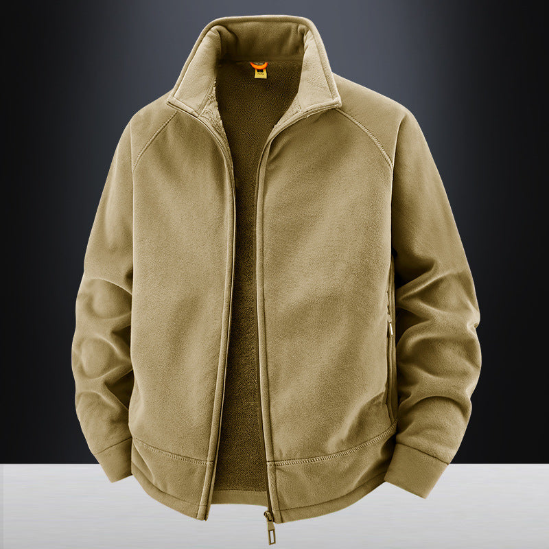 Herren Fleecejacke mit weichem Innenfutter und praktischem Reißverschluss Aliams
