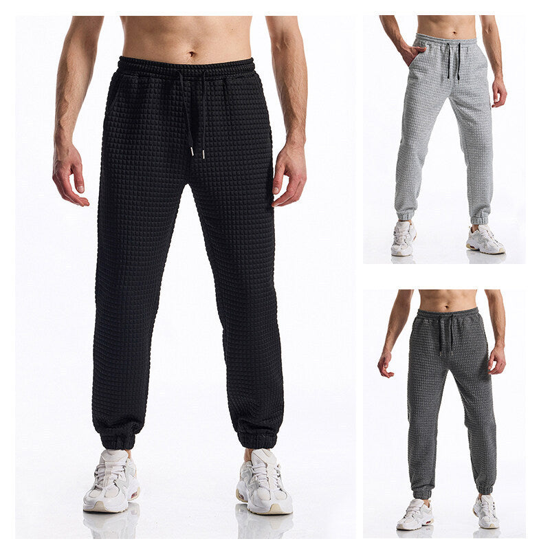 Herren bequeme Sweatpants mit hohem Bund und elastischem Komfort Aliams