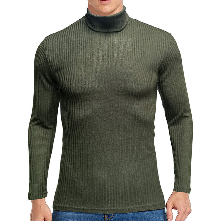 Herren Rollkragenpullover aus feiner Rippenstruktur Aliams