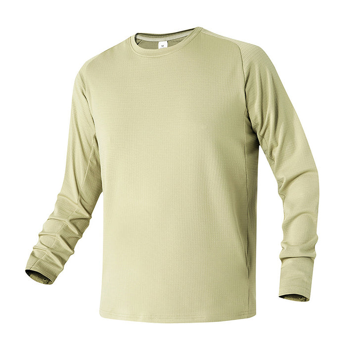 Herren Funktionslangarmshirt mit atmungsaktiven Materialien und innovativem Design Aliams