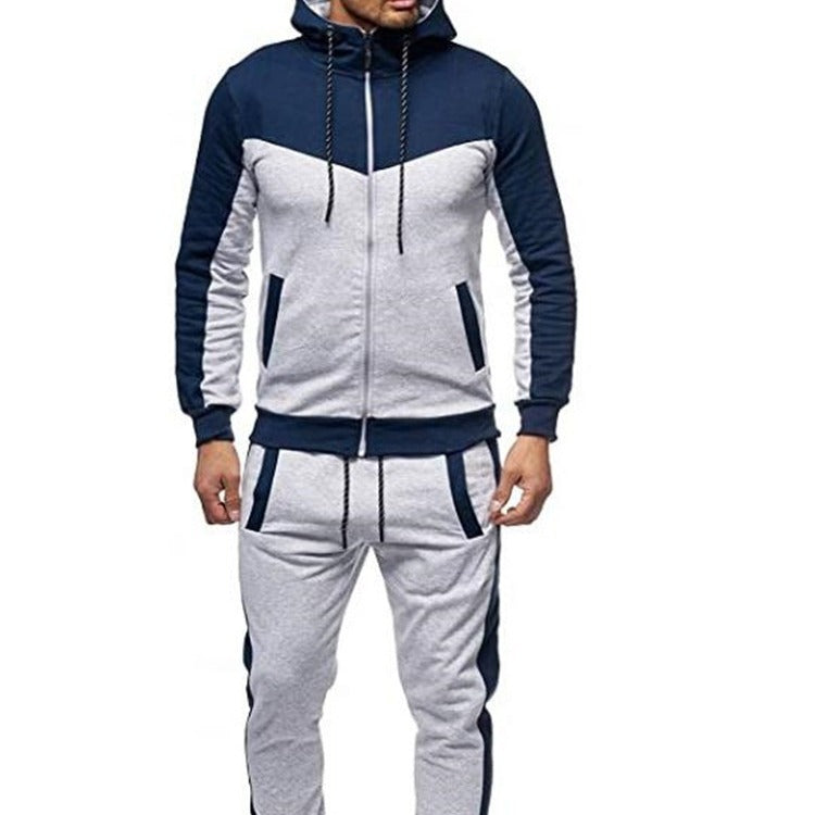 Herren Sportlicher Jogginganzug mit Kapuze und praktischen Taschen Aliams