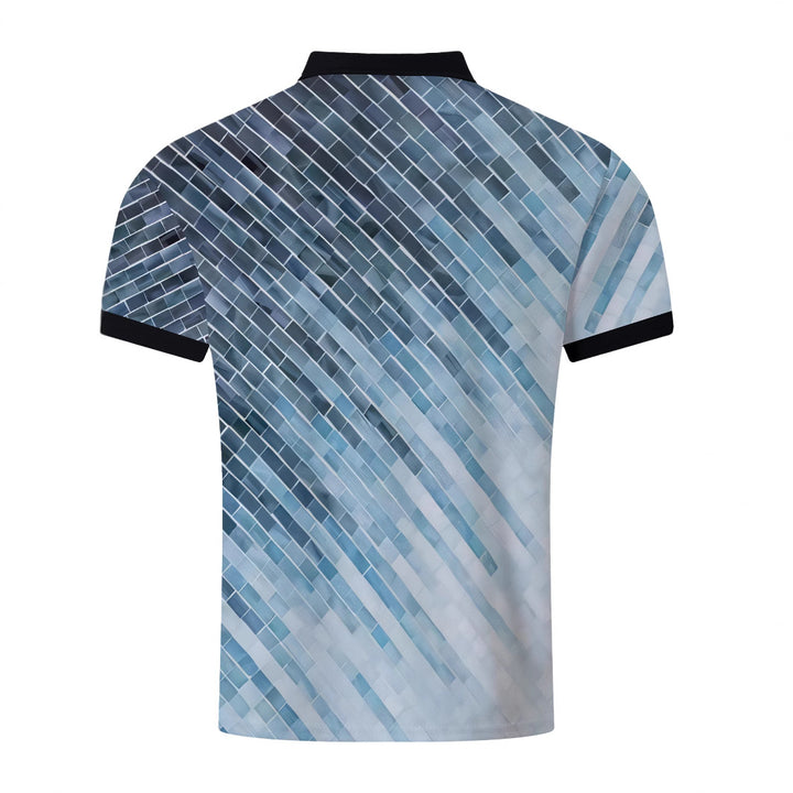 Herren Kurzarm Poloshirt mit exklusivem grafischem Design Aliams