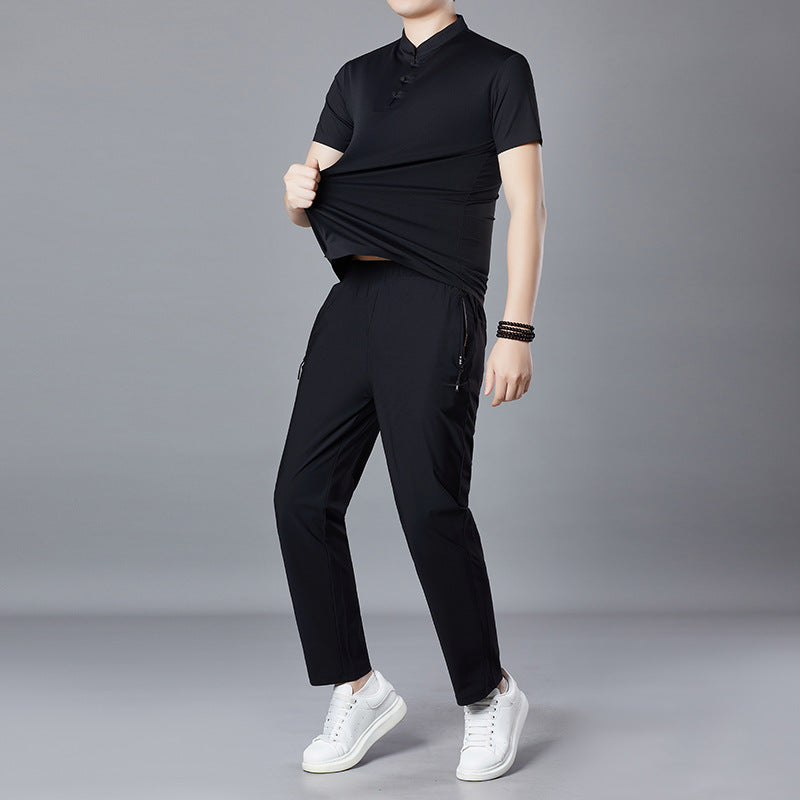 Herren sportliches Poloshirt mit Knopfleiste und modernen Akzenten Aliams