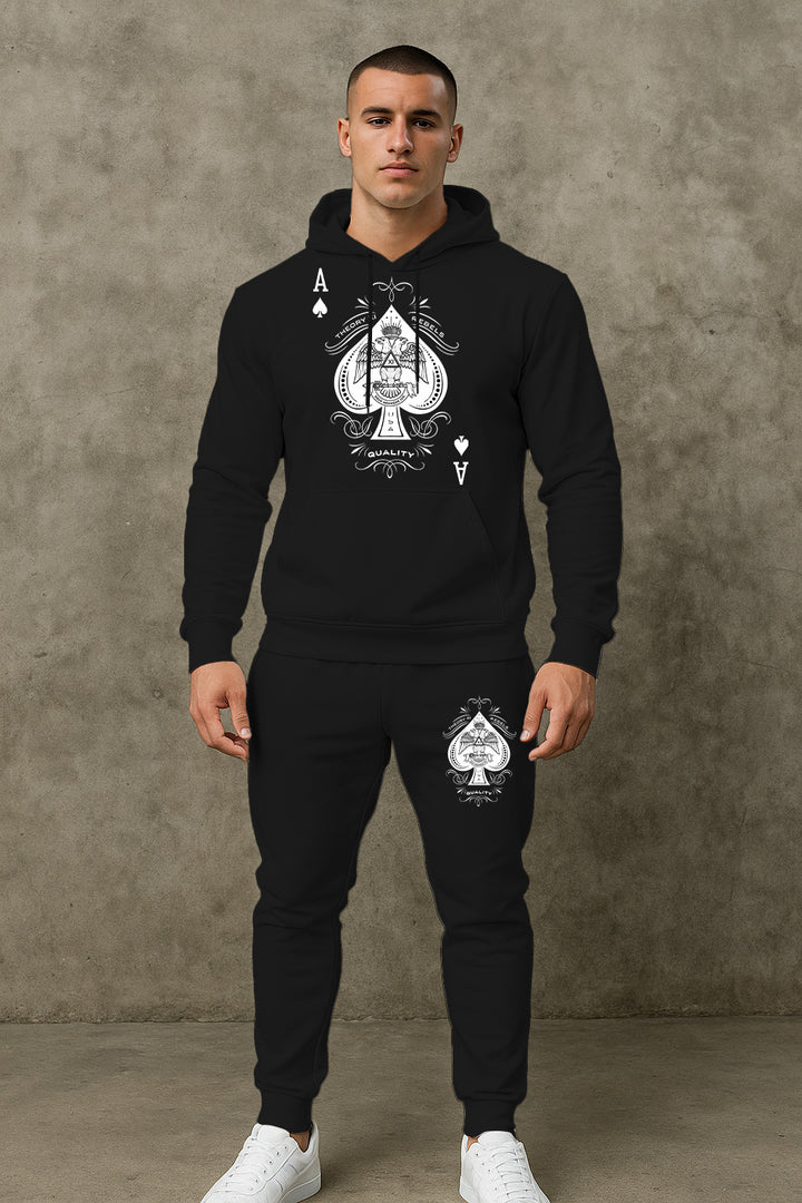 Herren Sportlicher Hoodie mit grafischem Design Aliams