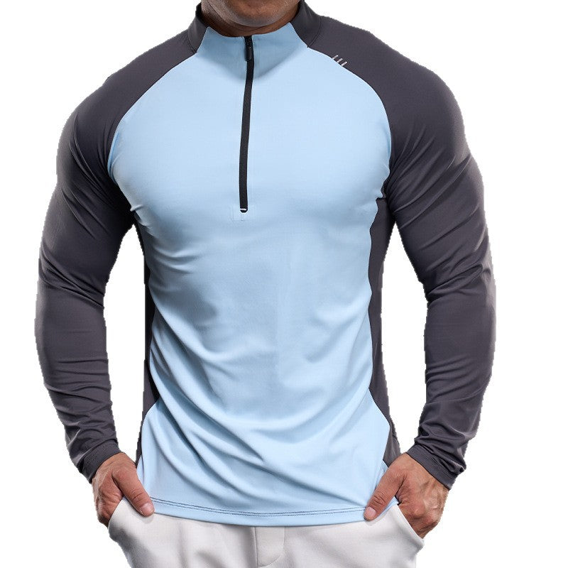 Herren Funktionsshirt mit Half-Zip und Raglanärmeln Aliams
