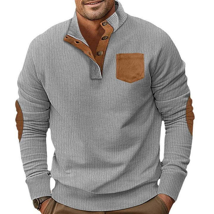 Herren Sweatshirt mit kontrastierenden Details Aliams