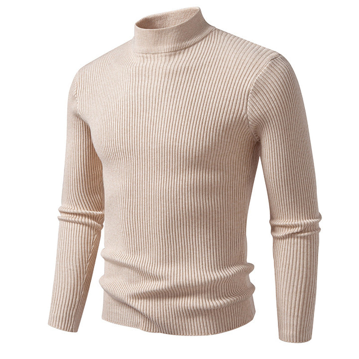 Herren Rollkragenpullover mit strukturierter Ripp-Optik Aliams