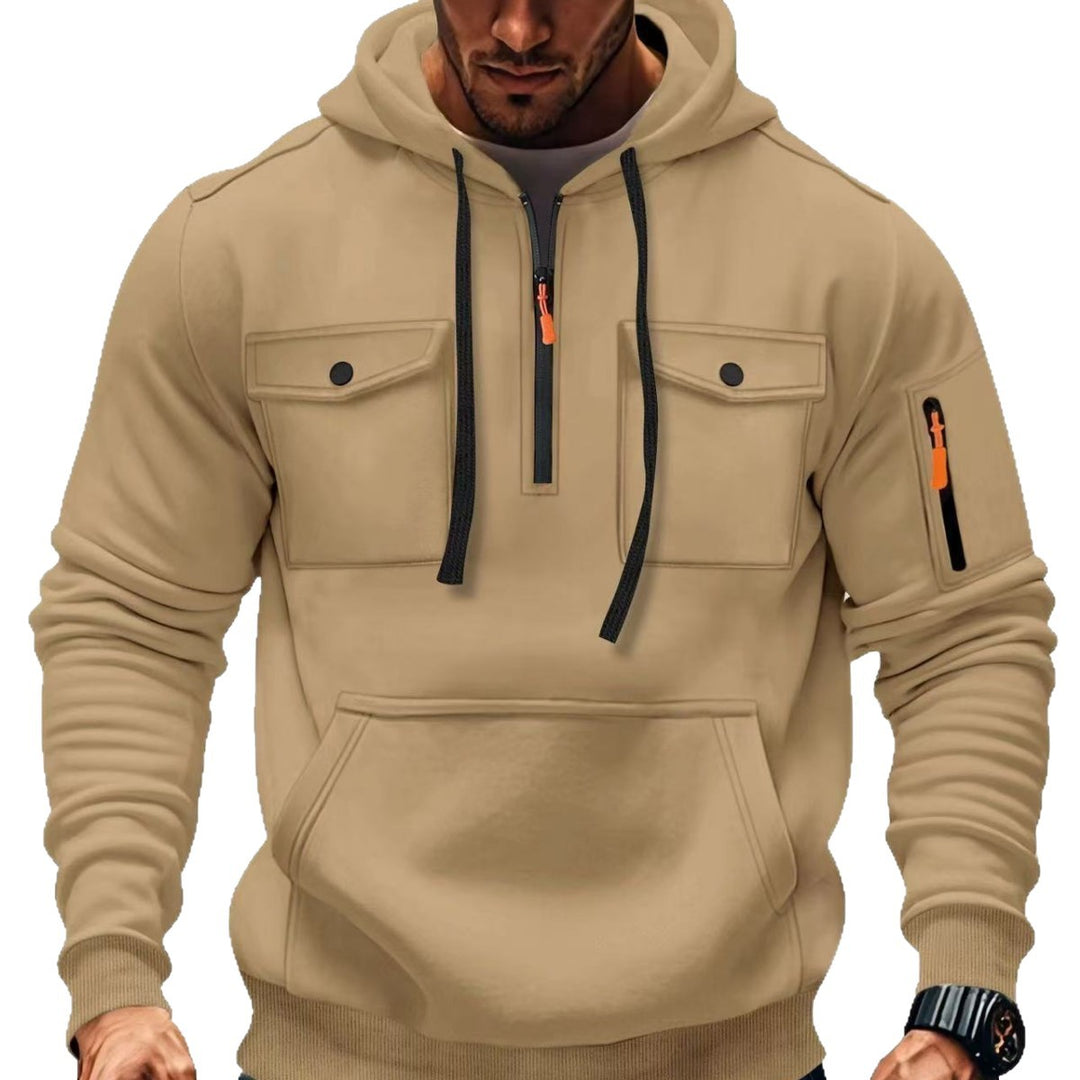 Herren Funktions Hoodie mit praktischen Taschen Aliams