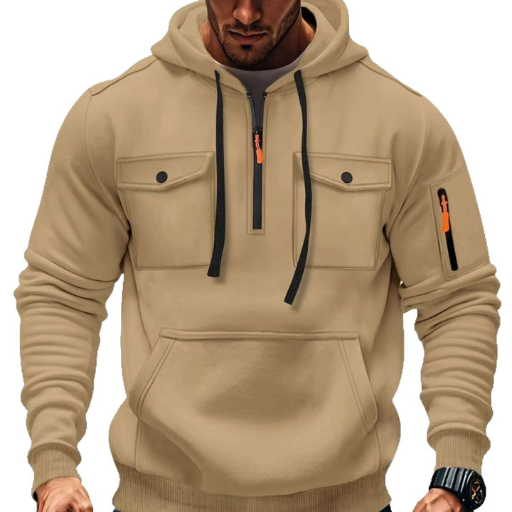 Herren Funktions Hoodie mit praktischen Taschen Aliams