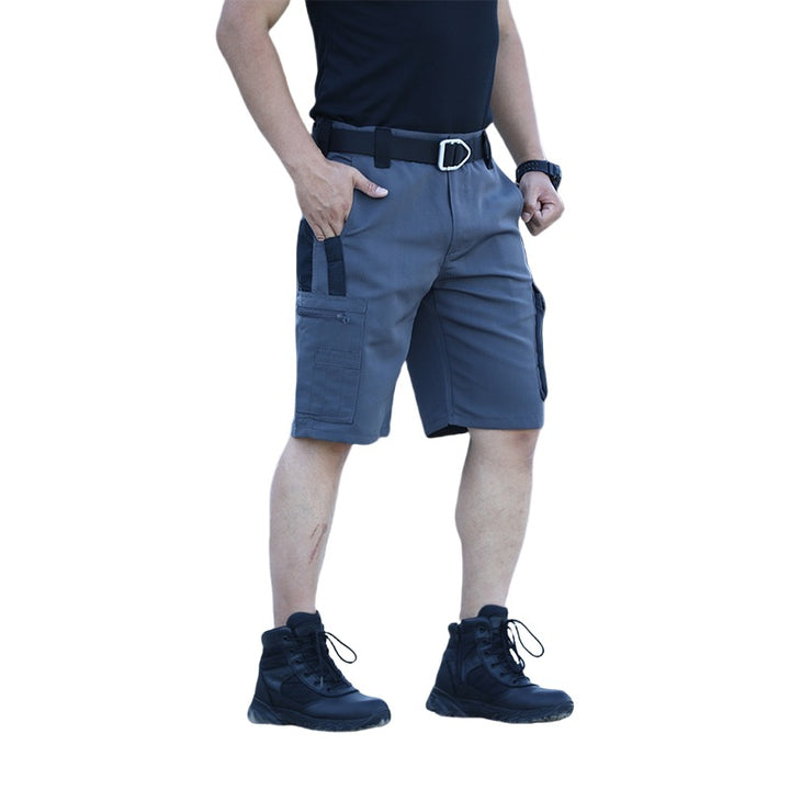 Herren cargo shorts mit praktischen seitentaschen und verstellbarem bund Aliams