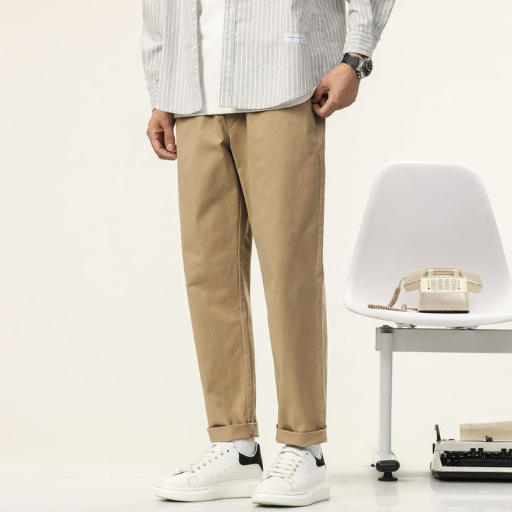 Herren bequeme Freizeithose mit elastischem Bund und praktischen Taschen Aliams