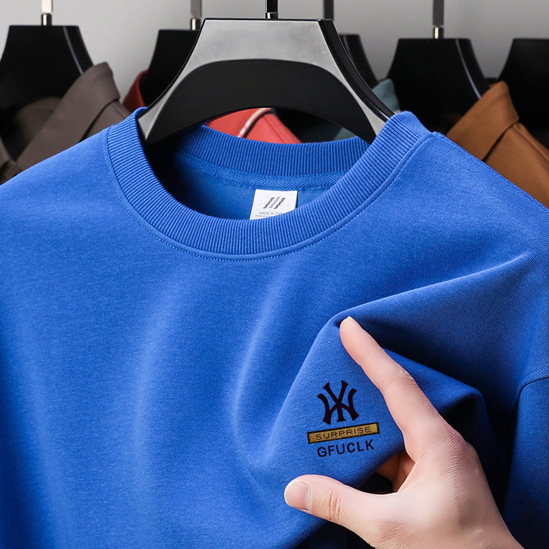 Herren Freizeit Sweatshirt mit stilvollem Rundhalsausschnitt Aliams