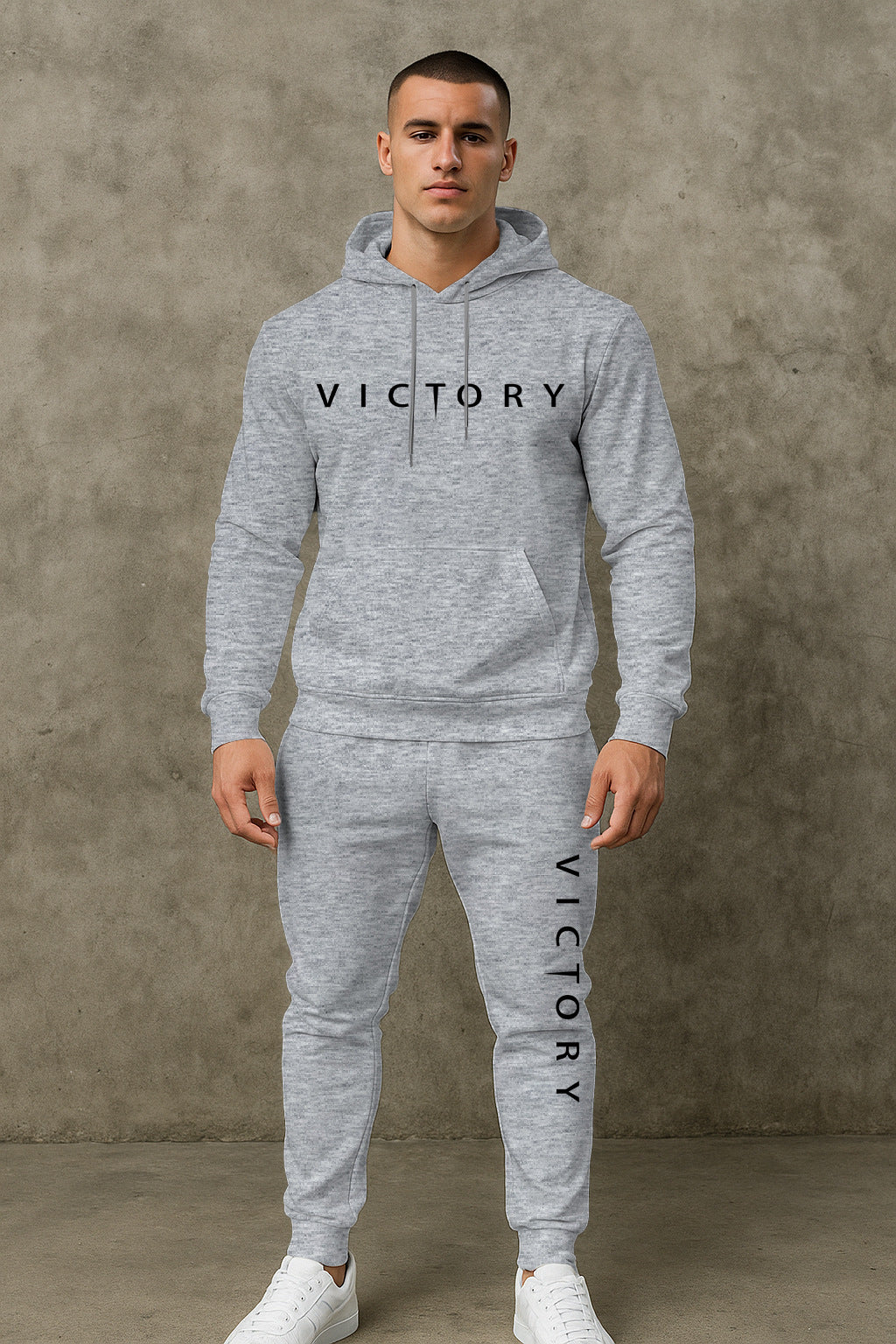 Herren komfortabler Sportanzug mit modernem Schriftzug Aliams