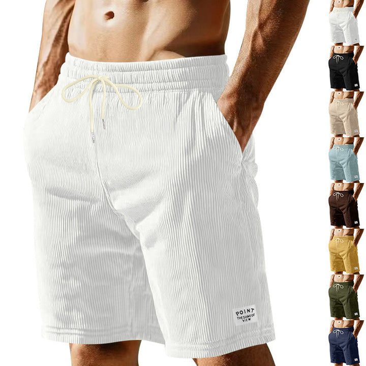 Herren Sportliche Shorts aus atmungsaktivem Material mit verstellbarem Bund Aliams