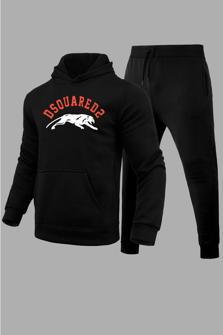 Herren sportliches Hoodie und Jogginghose Set mit funktionalen Taschen Aliams