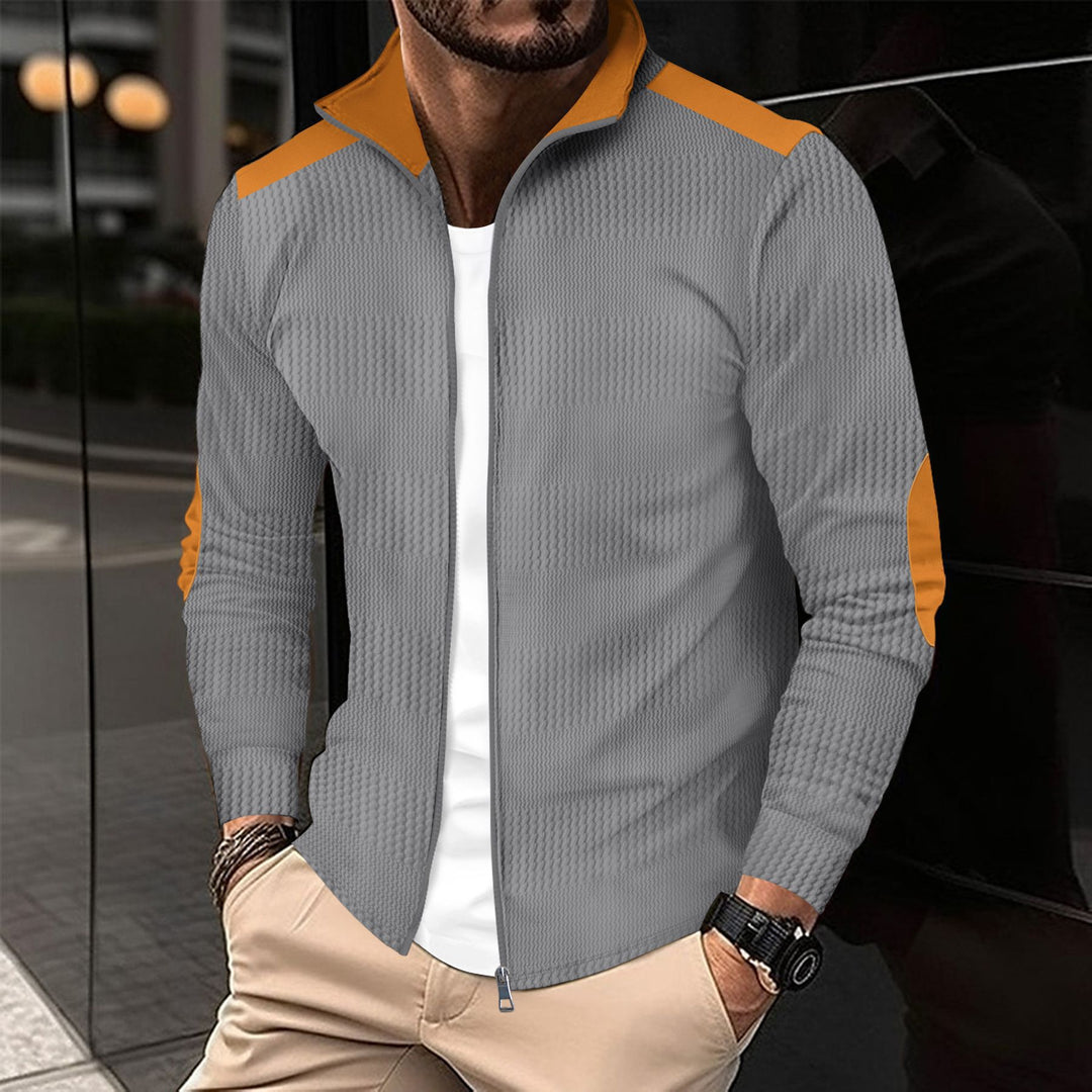 Herren sportliche Funktionsjacke mit modischem Stehkragen und atmungsaktiven Eigenschaften Aliams