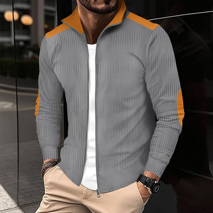 Herren sportliche Funktionsjacke mit modischem Stehkragen und atmungsaktiven Eigenschaften Aliams